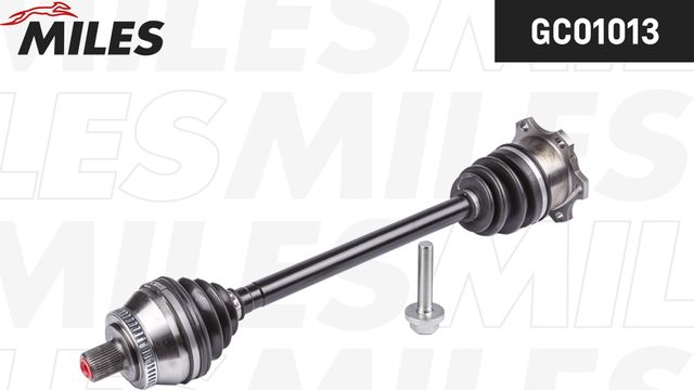 Полуось (привод в сборе, приводной вал) Miles передняя левая для Audi A4 I (B5) 1995-2001. Артикул GC01013