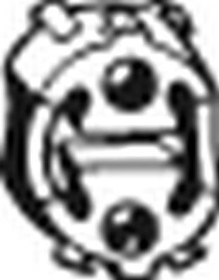 Крепление глушителя Bosal (Бельгия). Артикул 255-162