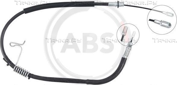 Трос ручника (тросик ручного тормоза) ABS. Артикул K17628