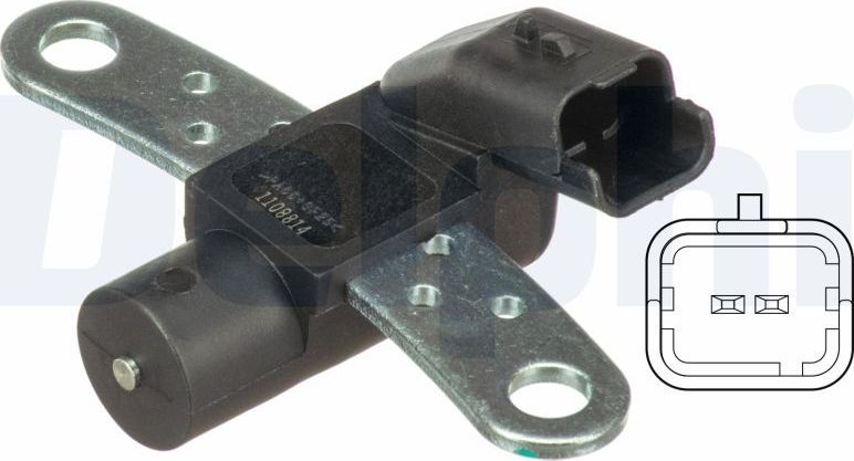 Датчик положения коленвала Delphi. Артикул SS11265