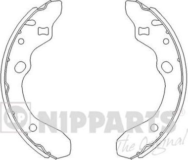 Тормозные колодки Nipparts задние для Mazda MX-3 I 1991-1998. Артикул J3503036