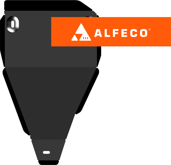 Защита Alfeco для редуктора Haval Dargo 4WD 2022-2026. Артикул ALF.55.09