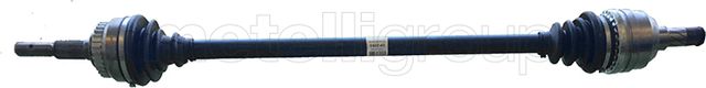 Полуось (привод в сборе, приводной вал) Metelli передняя правая для Opel Vectra B 1995-2003. Артикул 17-0349