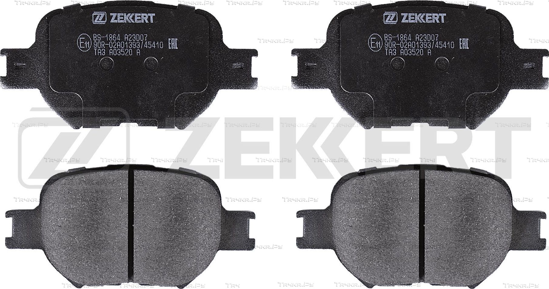 Тормозные колодки Zekkert передние для Toyota Opa I 2000-2005. Артикул BS-1864