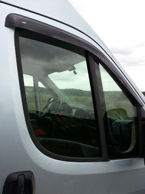 Дефлекторы Cobra Tuning для окон Peugeot Boxer II 2006-2026. Артикул P10707