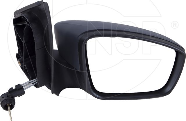 Зеркало наружное R (механическое) VW Polo Sedan 2010-> NSP NSP086RU857508N9B9. Артикул NSP086RU857508N9B9