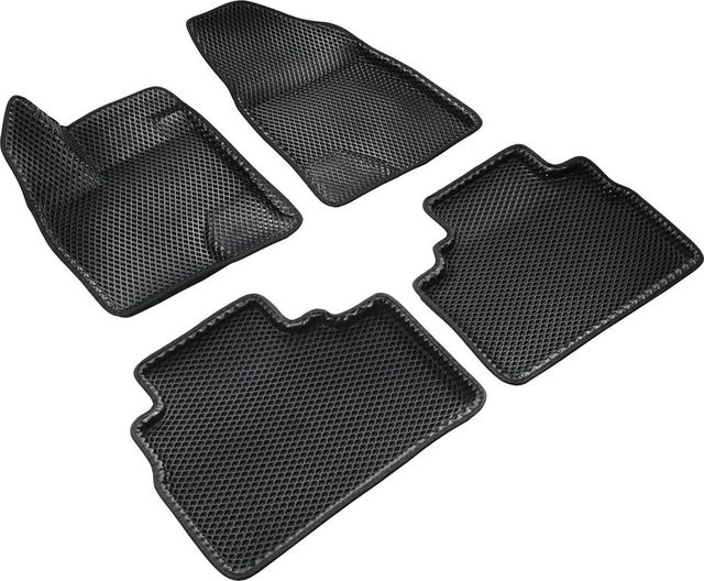 Коврики Seintex 3D EVA ромб для салона Haval F7 II 2WD 2024-2026 Черные. Артикул 317752