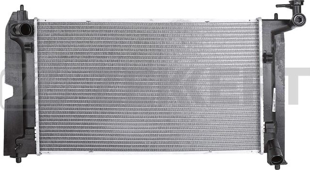 Радиатор охлаждения двигателя Zekkert для Toyota Corolla E120, E130 2001-2008. Артикул MK-1166