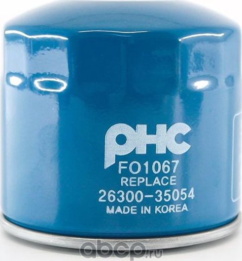 Фильтр масляный FO1067 (PHC). Артикул FO1067
