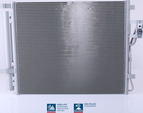 Радиатор кондиционера (конденсатор) Nissens (алюминий). Артикул 940209