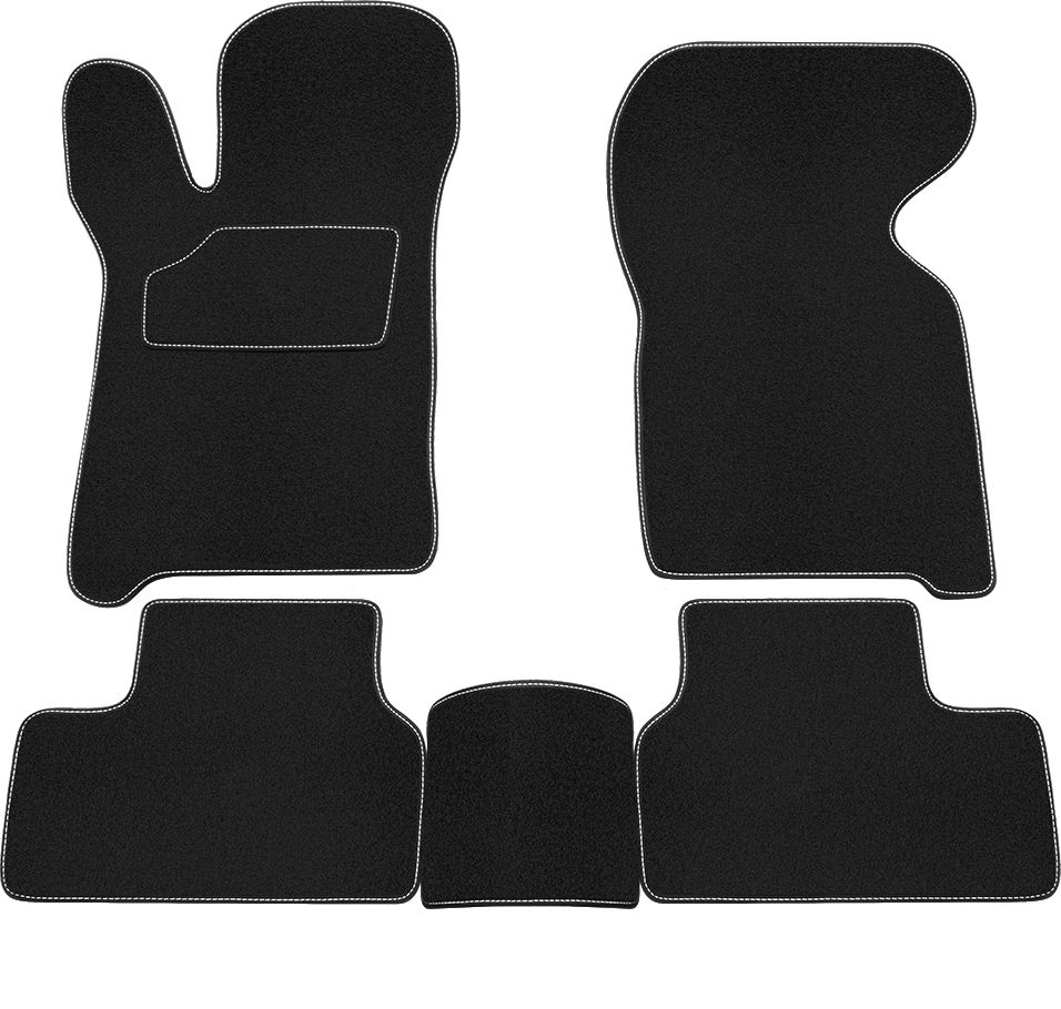 Коврики Rezkon ворсовые на резиновой основе для салона Lada Samara 21099 1987-2013. Артикул 2539010100