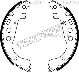 Тормозные колодки Trusting задние для Geely MK I 2012-2015. Артикул 115.301