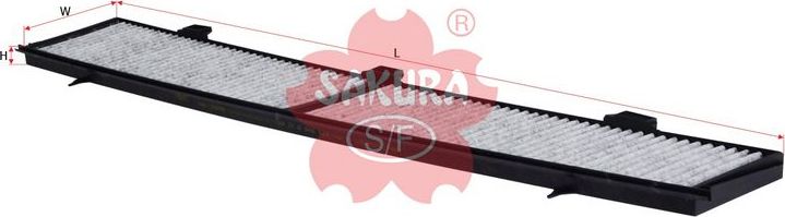 Салонный фильтр Sakura для BMW 3 V (E90/E91/E92/E93) 2004-2013. Артикул CAC-30090
