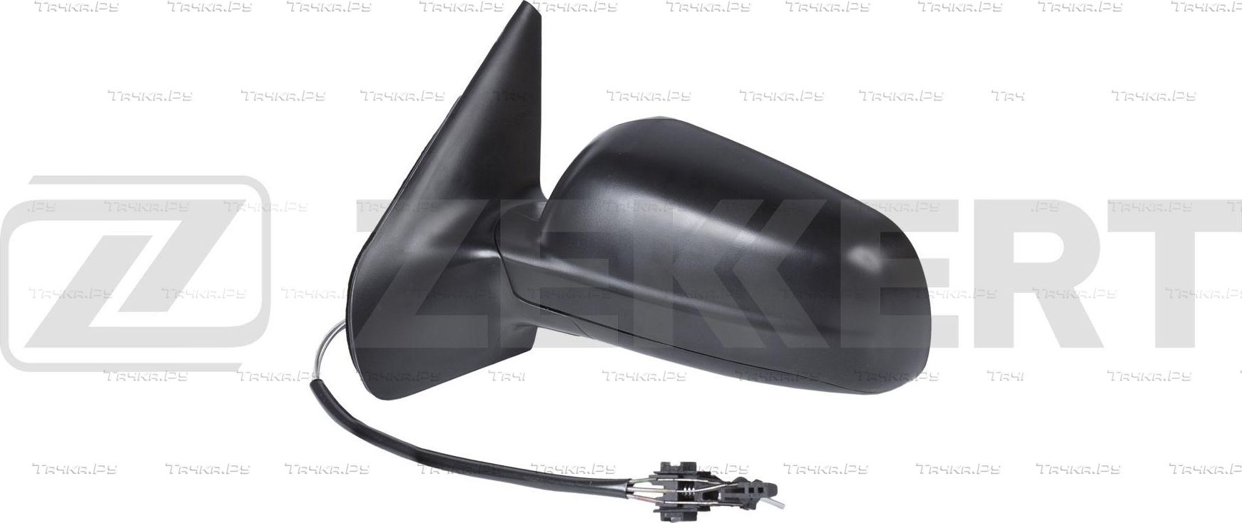 Зеркало боковое (в сборе) Zekkert левое для Volkswagen Bora 1998-2013. Артикул SP-4360