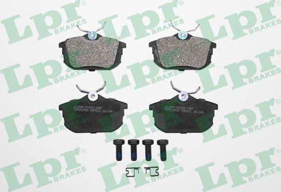 Тормозные колодки LPR. Артикул 05P621