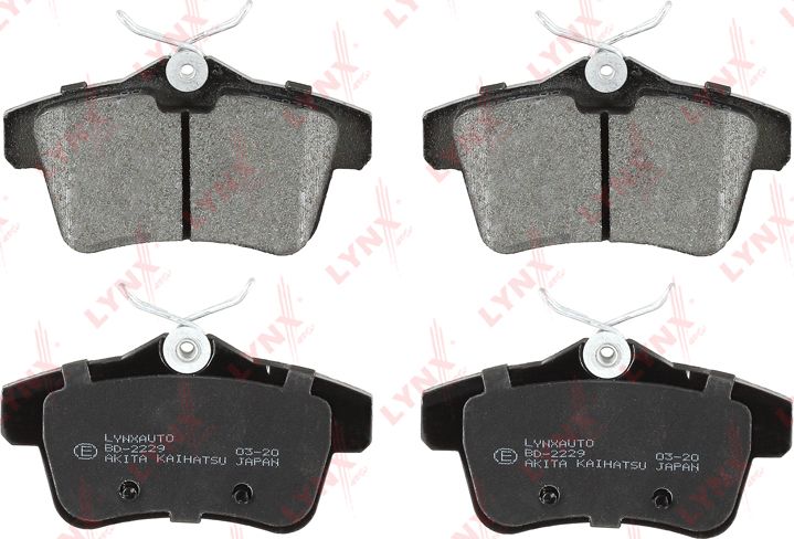 Тормозные колодки LYNXauto. Артикул BD-2229