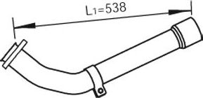 Глушитель Dinex. Артикул 47261