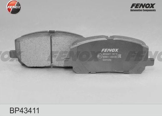 Тормозные колодки Fenox. Артикул BP43411
