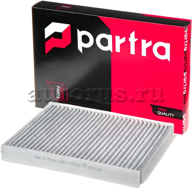 Фильтр салона угольный (Partra). Артикул FC7034C