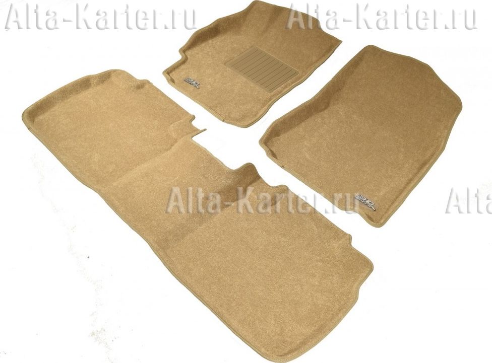 Коврики текстильные Sotra Liner 3D Lux для салона Lexus RX 350/450 IV 2015-2026 БЕЖЕВЫЕ. Артикул ST 74-00594