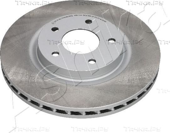 Тормозной диск ASHIKA передний для Mitsubishi ASX I 2010-2026. Артикул 60-00-003C