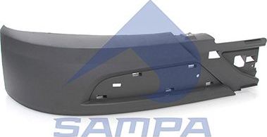 Бампер Sampa левый для Mercedes-Benz Actros MP3 2008-2012. Артикул 1810 0557