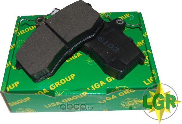Колодка тормозная передняя (LGR). Артикул LGR6103