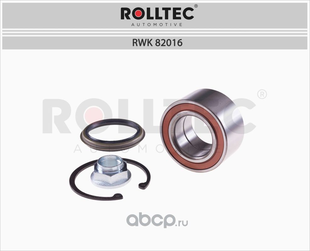 Подшипник ступицы (Rolltec). Артикул RWK82016