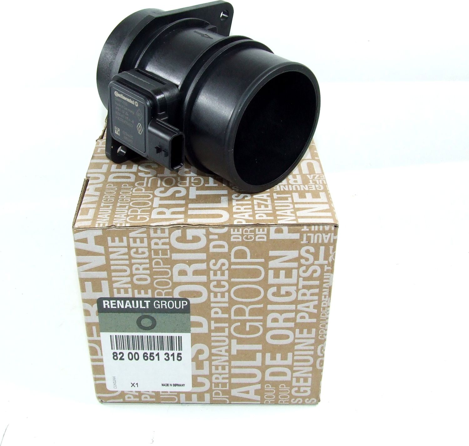 Датчик массового расхода воздуха (ДМРВ) Renault. Артикул 8200651315