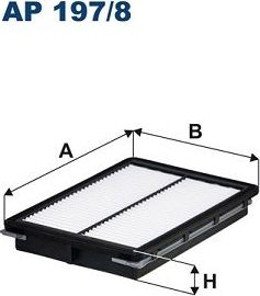 Воздушный фильтр Filtron. Артикул AP 197/8