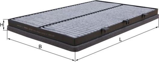 Салонный фильтр Mahle для MG ZR 2002-2005. Артикул LAK 243