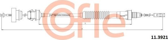 Трос сцепления Cofle для Fiat Ulysse I 1994-2002. Артикул 11.3921