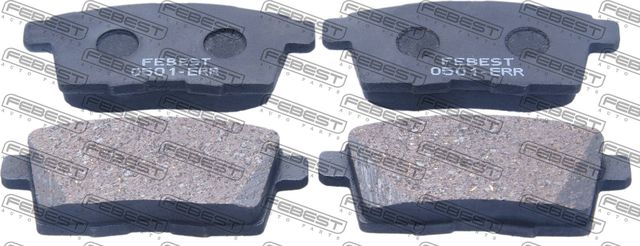 Тормозные колодки Febest. Артикул 0501-ERR