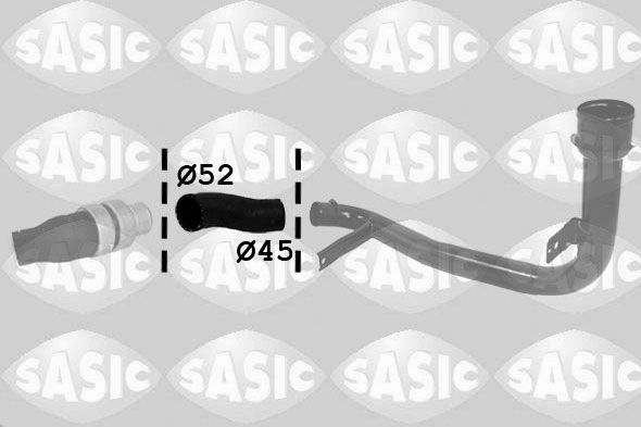 Патрубок интеркулера Sasic. Артикул 3330055