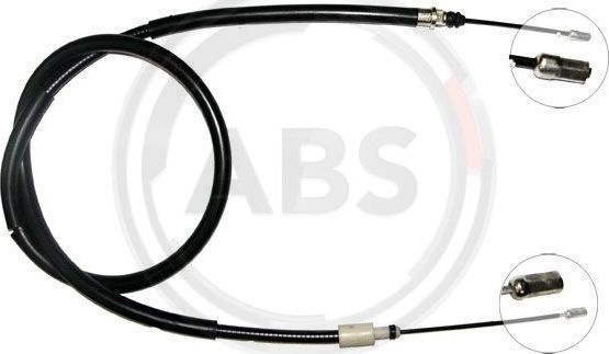 Трос ручника (тросик ручного тормоза) ABS. Артикул K13388