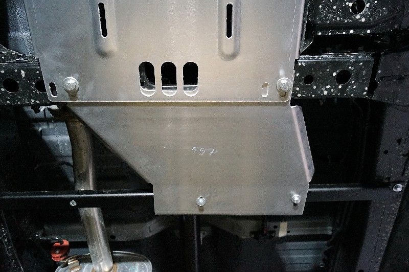 Защита алюминиевая ТСС (4 мм) для раздаточной коробки Great Wall Poer Kingkong 2023-2026. Артикул ZKTCC00597