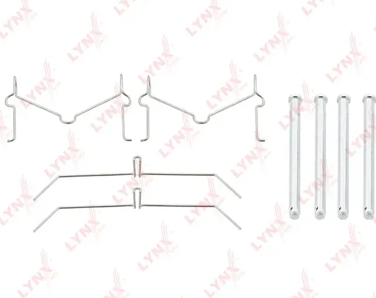 Ремонтный комплект для установки дисковых колодок TOYOTA Land Cruiser(100) 98> (Lynxauto). Артикул bc-8334
