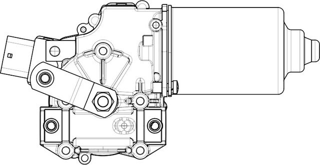 Мотор стеклоочистителя (моторчик дворников) StartVOLT передний для BMW 3 VI (F3x) 2011-2026. Артикул VWF 1517