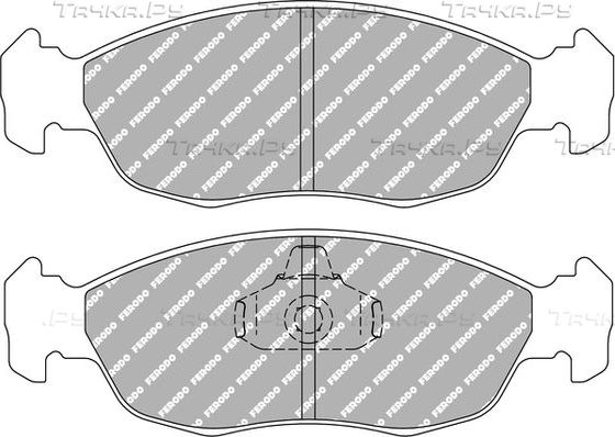 Тормозные колодки FERODO RACING DS3000. Артикул FCP876R
