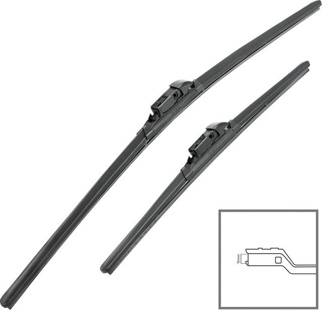 Щетки стеклоочистителя (дворники) Heyner передние для Volkswagen Polo V 2009-2026. Артикул 020250