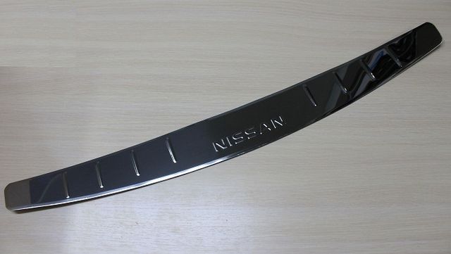 Накладка Ладья на бампер для Nissan Almera G15 2014-2017. Артикул 817.85.59