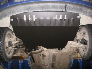 Защита Alfeco для картера и КПП Volkswagen Polo III 1994-2000. Артикул ALF.26.27