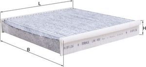 Салонный фильтр Mahle для Toyota Hilux VII 2004-2015. Артикул LAK 490