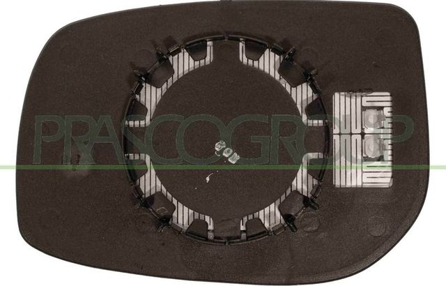 Зеркальное стекло бокового зеркала Prasco правое для Toyota Auris I 2006-2012. Артикул TY3507513