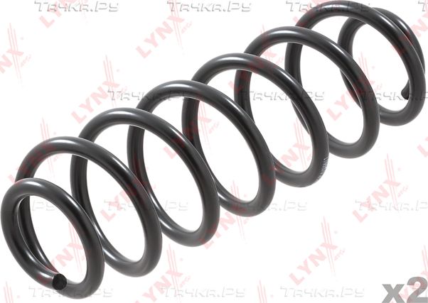 Пружина подвески LYNXauto задняя для Volkswagen Golf VI 2009-2012. Артикул SC-1186