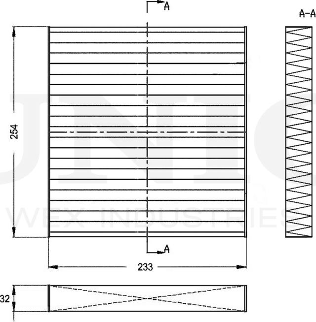 Фильтр салона (Unio). Артикул FLT-40131C