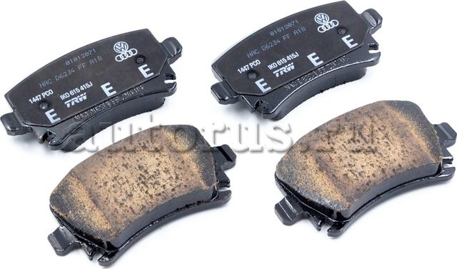 Тормозные колодки VAG задние для Volkswagen Scirocco III 2008-2017. Артикул 1K0698451H