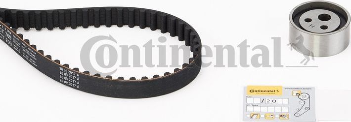 Ремень ГРМ с роликами (комплект) ContiTech. Артикул CT709K1