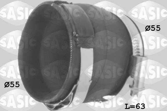 Патрубок интеркулера Sasic для Citroen C3 I 2005-2009. Артикул 3350003