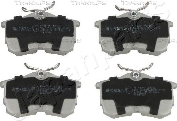 Тормозные колодки Japanparts. Артикул PP-407AF